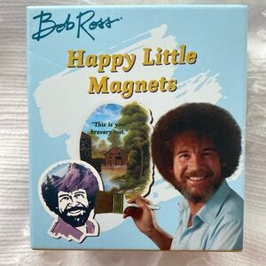 Bob Ross: Happy Little Magnets